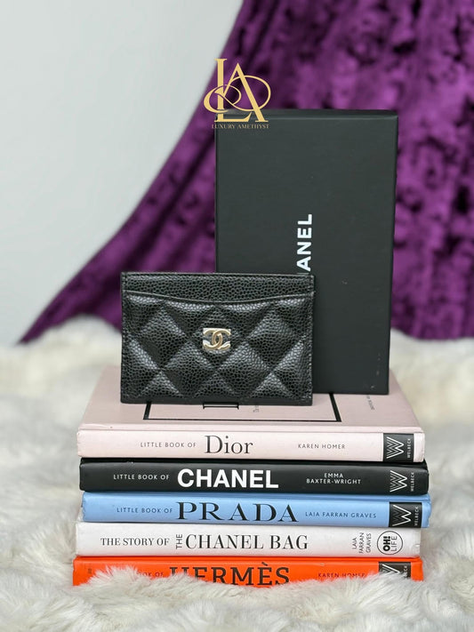 Chanel Classic Card Holder ghw caviar KA21L7N5&nbsp;