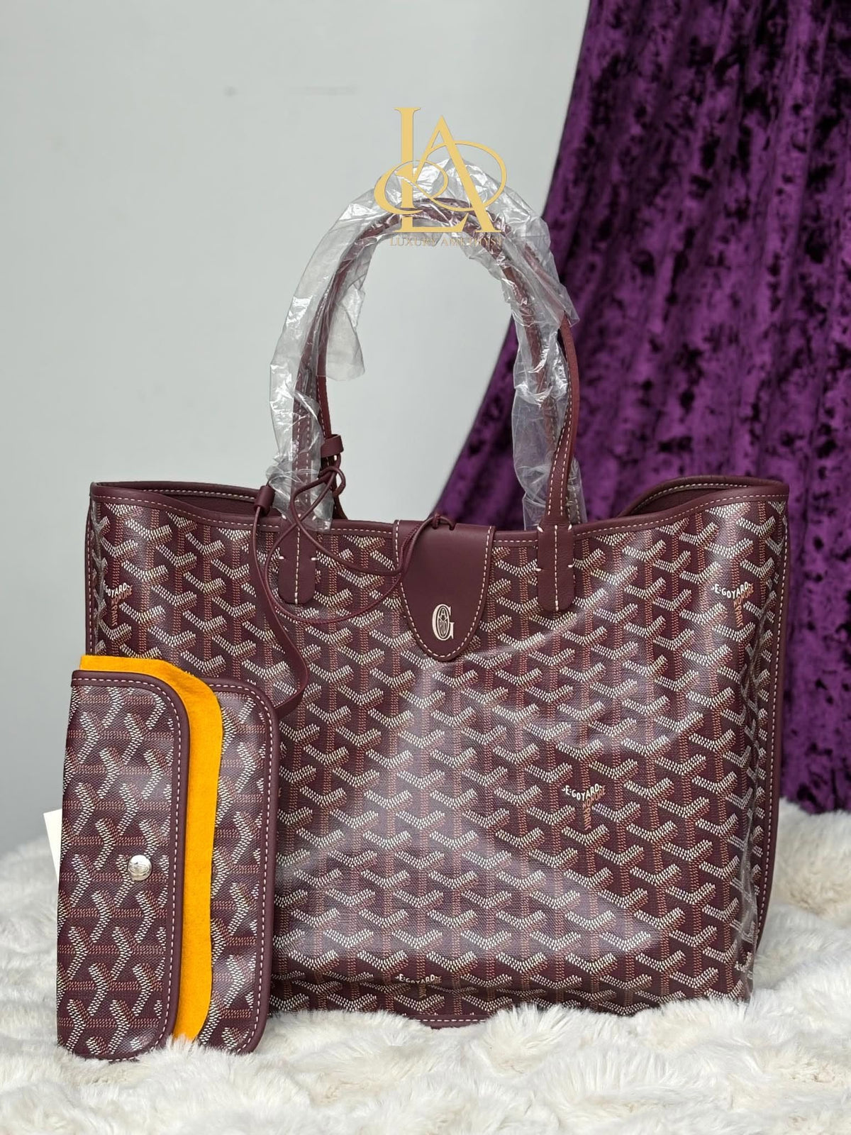 Goyard Anjou pm maroon BN