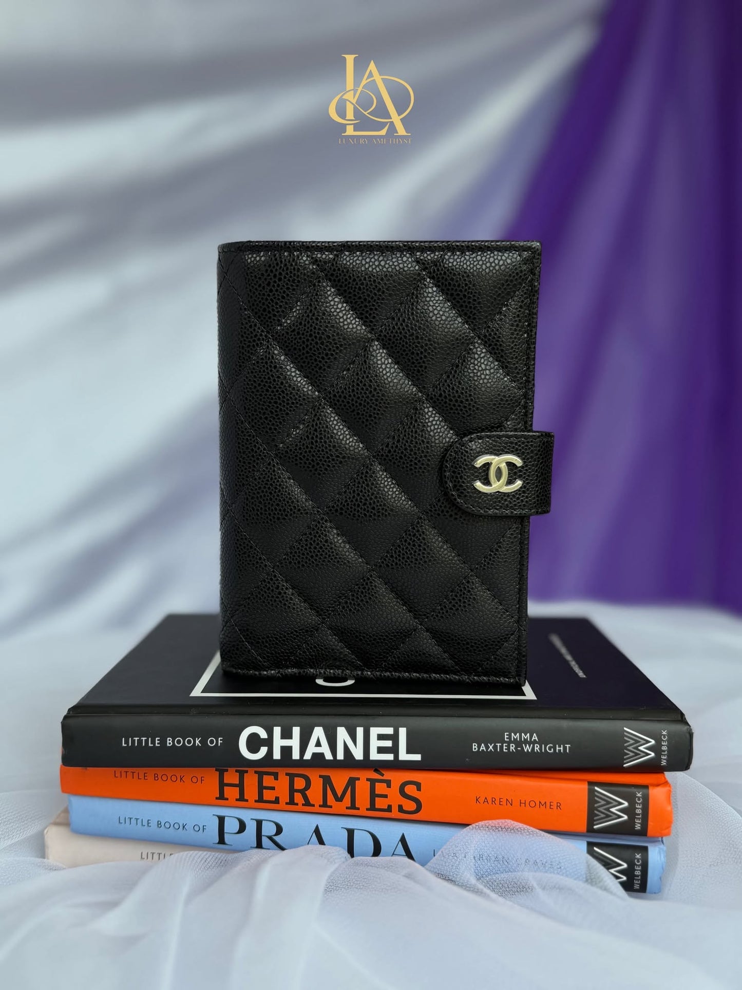 Chanel Passport holder black caviar brand GHW new&nbsp; micro EG4NGCL6