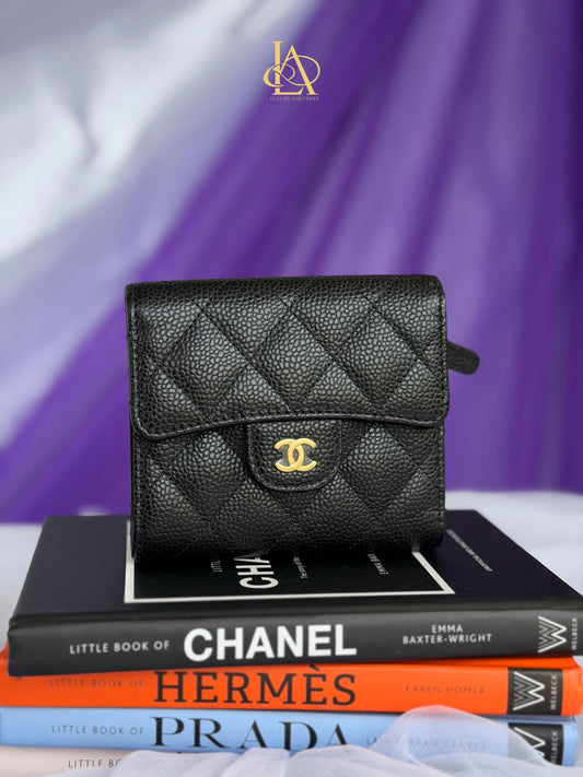 Chanel Trifold wallet black caviar ghw Brandnew&nbsp; XL6KT92E