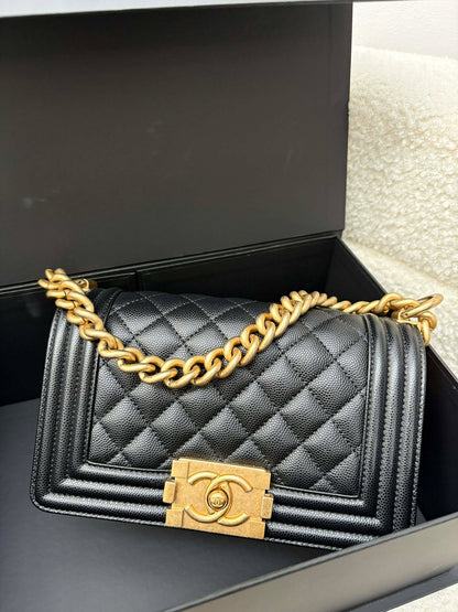 Chanel Leboy Black Small ghw series 29881545