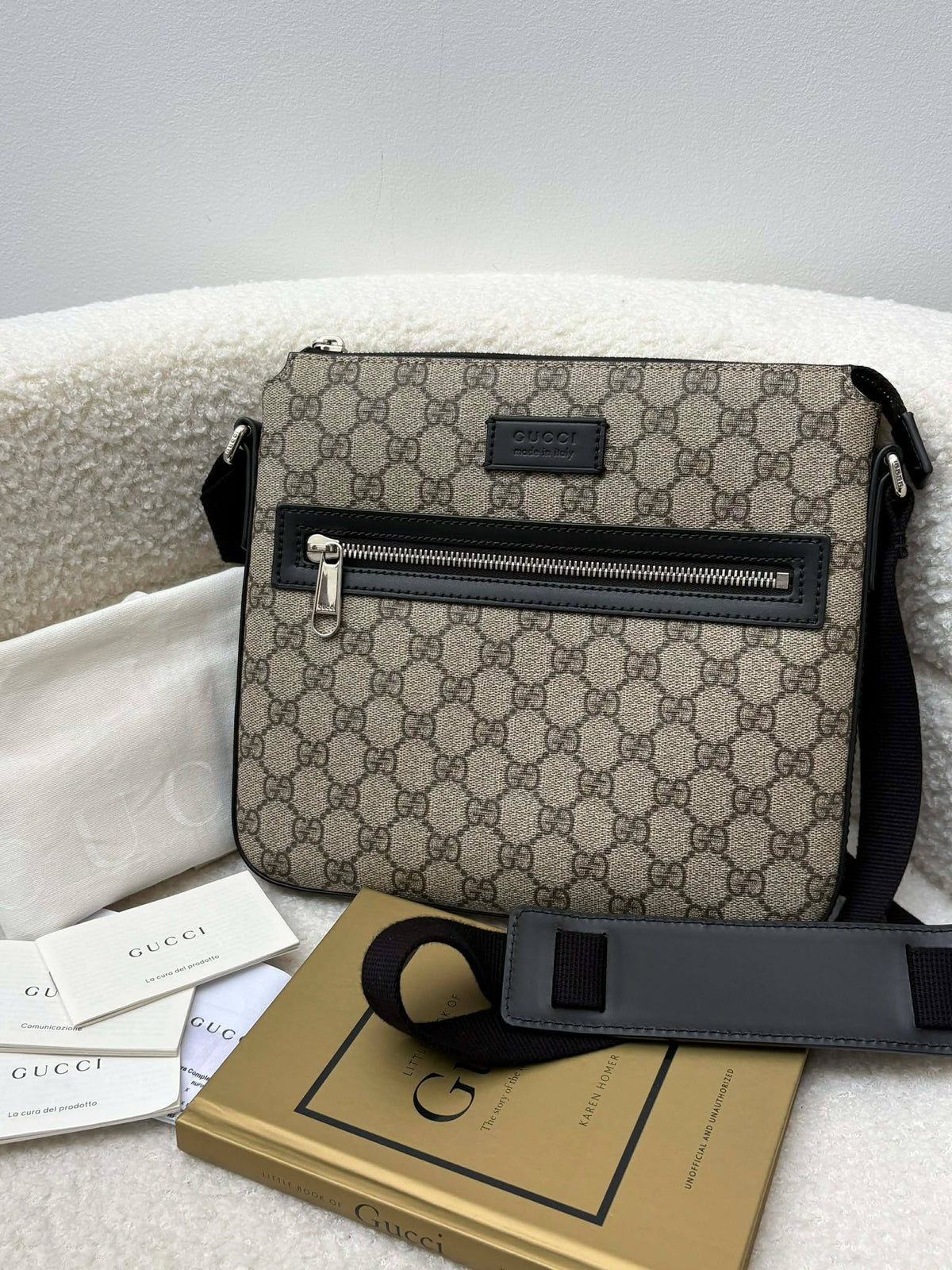 Gucci Messenger Bag Canvas Small Black&nbsp;