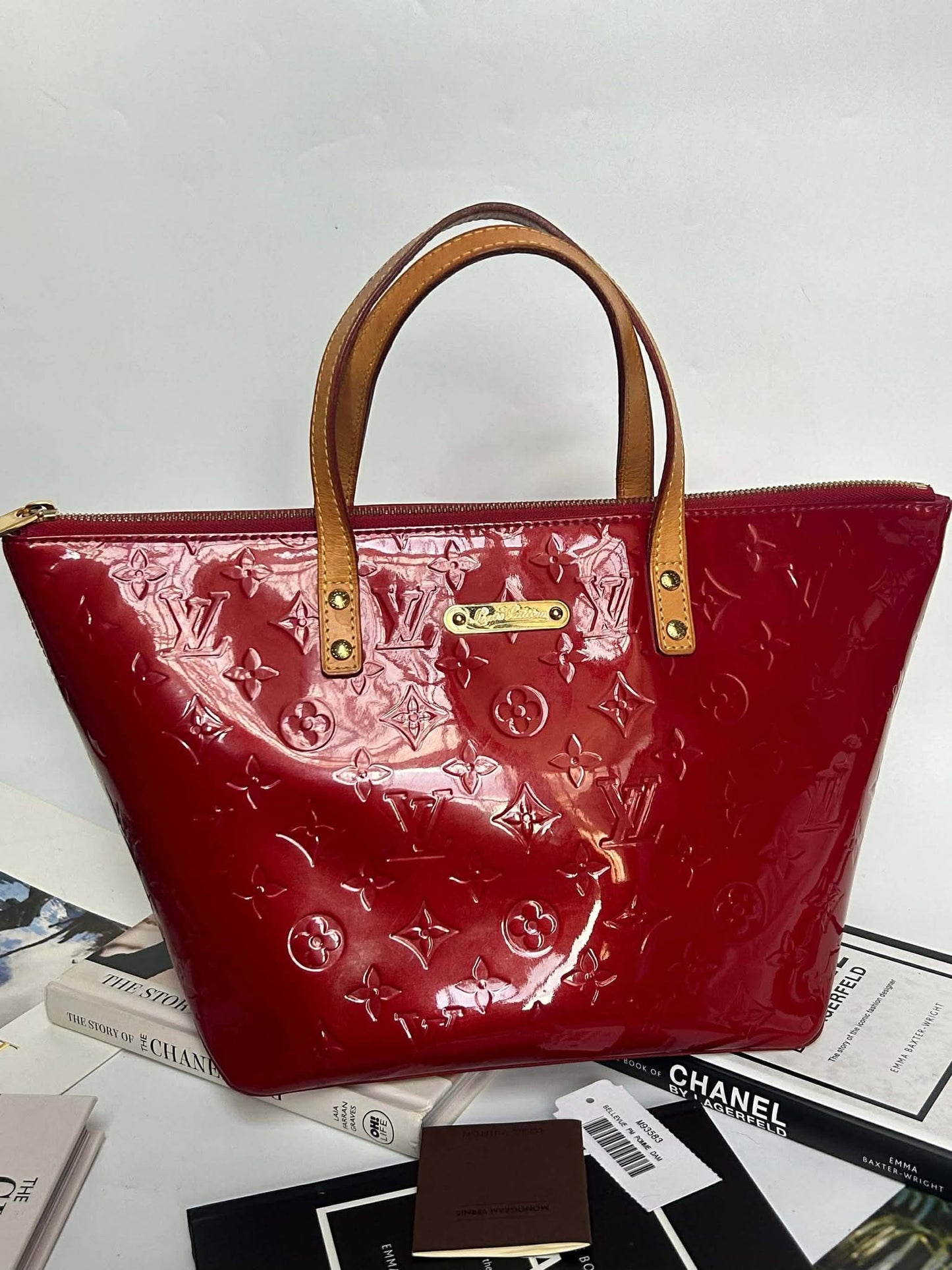 Louis Vuitton bellevue pm vernis red FL1100 rank A