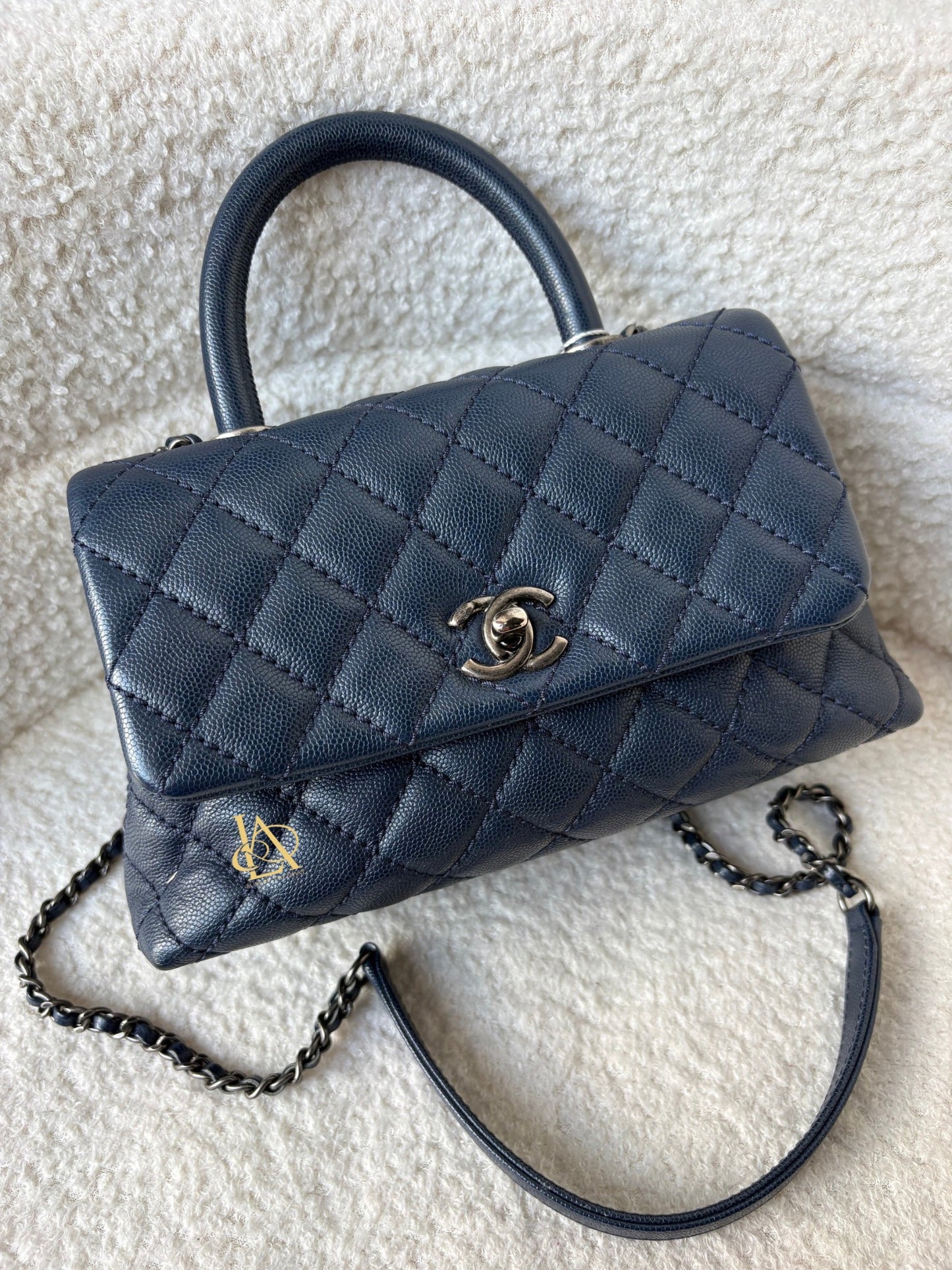 Chanel Coco Small Rhw blue 22081874
