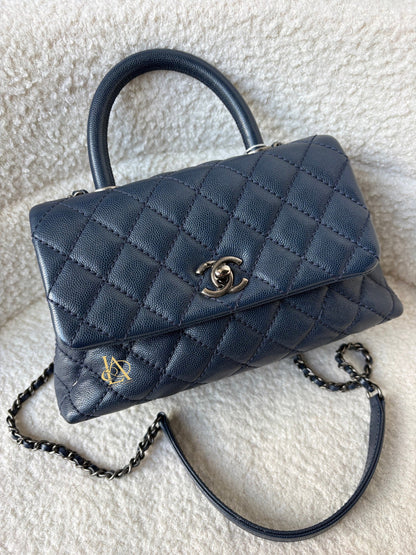 Chanel Coco Small Rhw blue 22081874