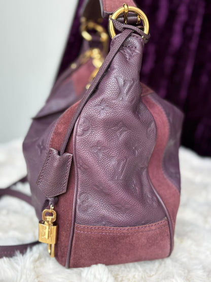Louis Vuitton Aube Monogram Empreinte Leather Audacieuse Bag micro