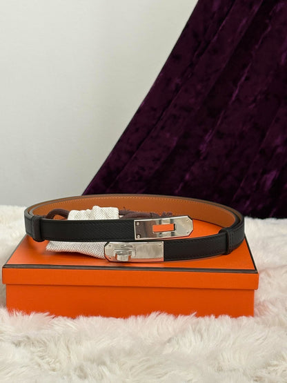Kelly belt black phw stamp G AA 220 ZA Brandnew&nbsp;