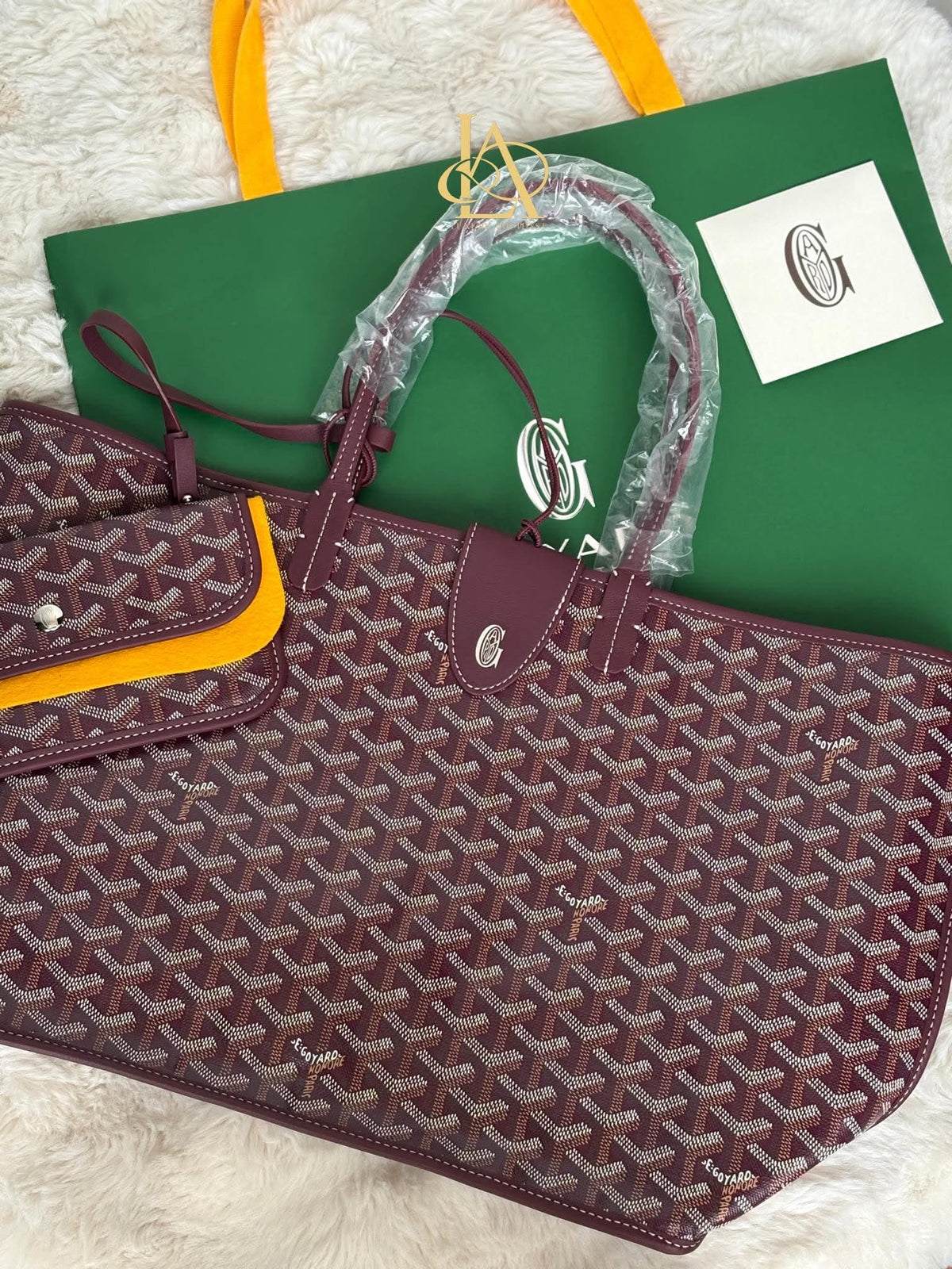 Goyard Anjou pm maroon BN