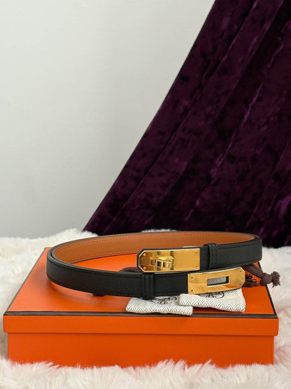 Kelly belt black ghw stamp G FM 060 PM Brandnew&nbsp;