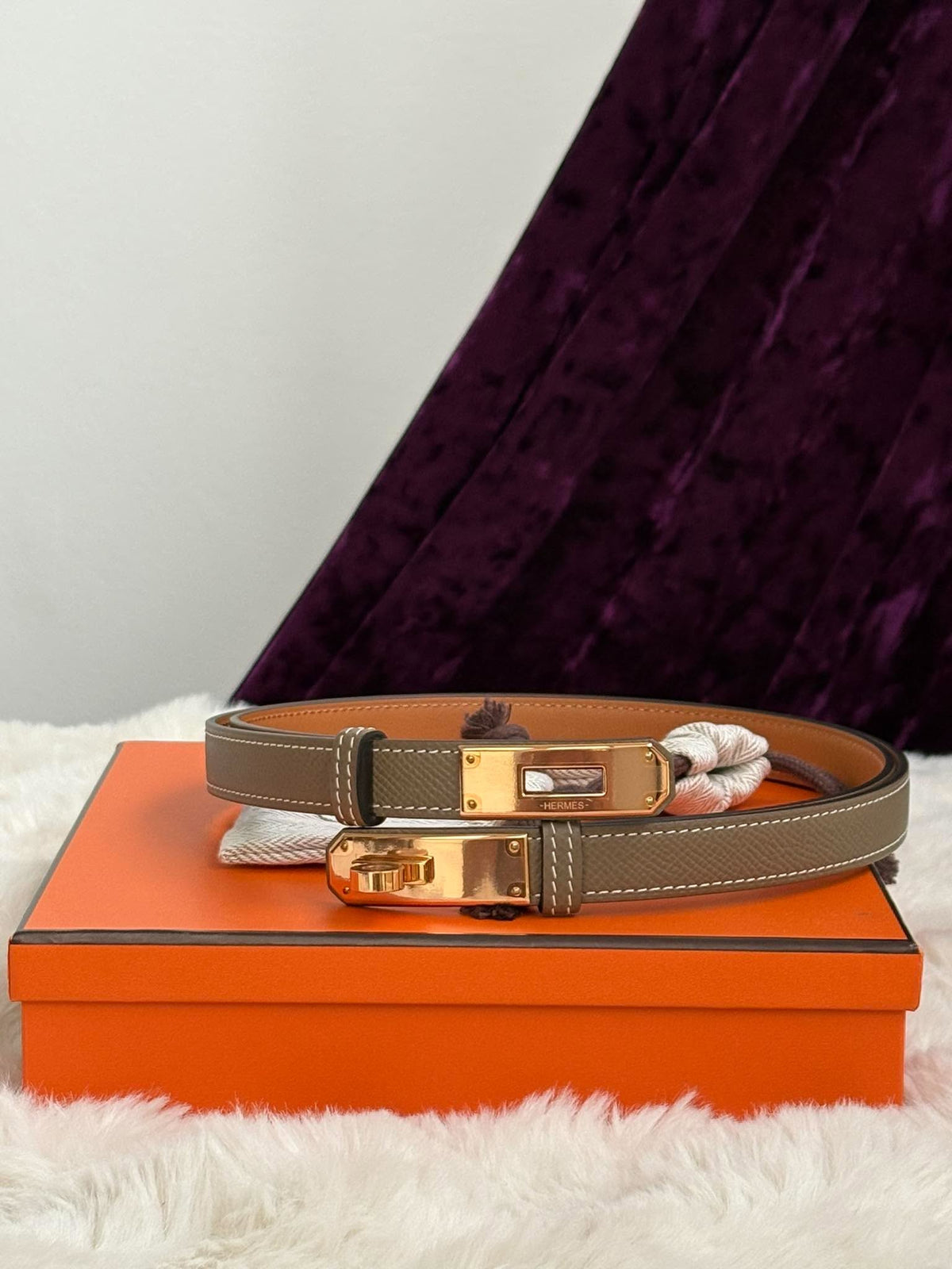 Kelly belt Eutope Rghw stamp K AM 370 UH Brandnew