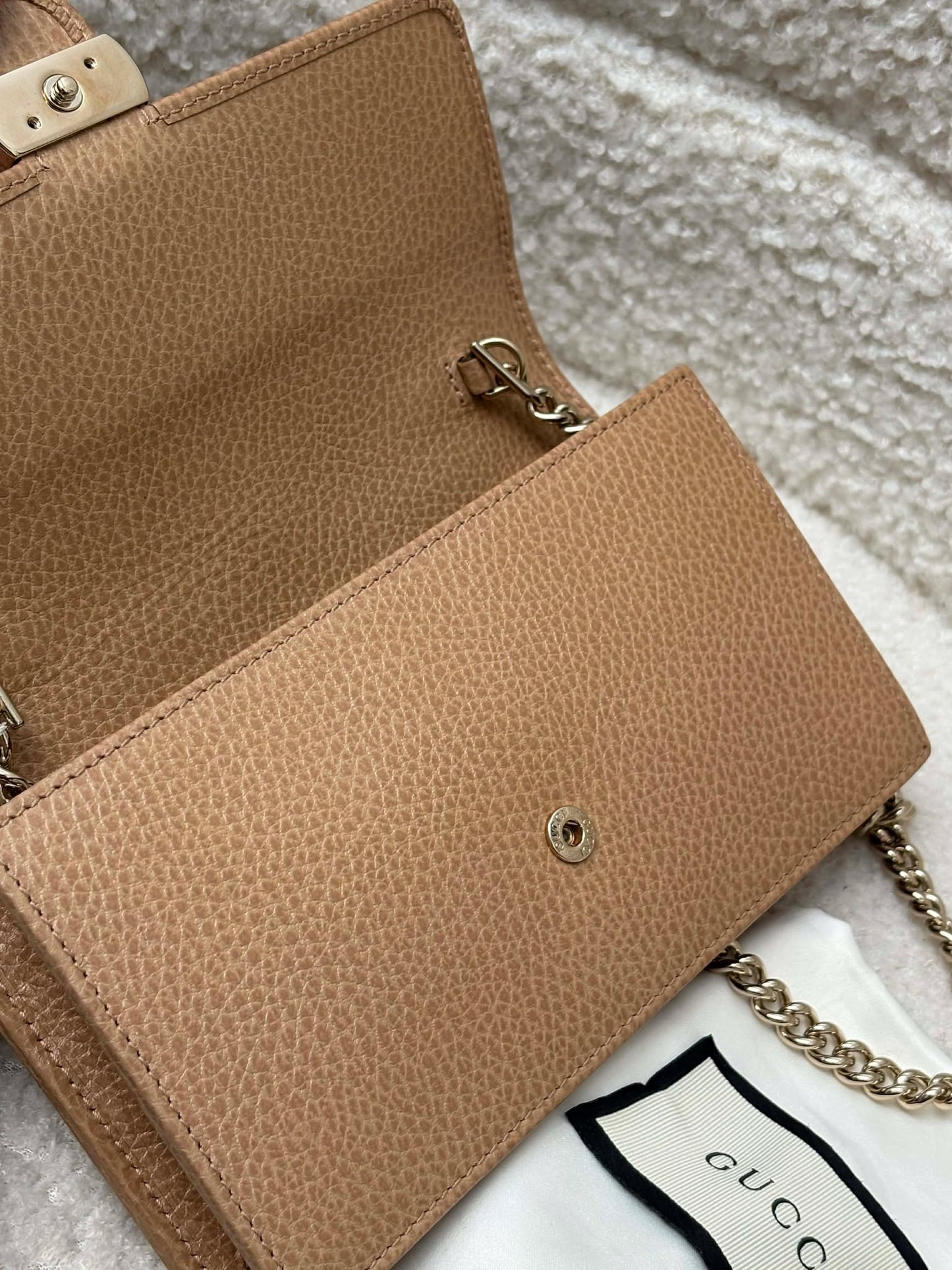 Gucci woc beige ghw&nbsp; 615523.1147 Brandnew