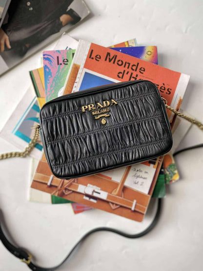 Prada crossbody bag quilted nylon Brandnew
