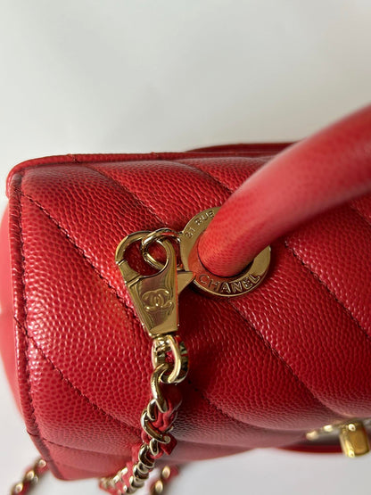 Coco small chevron red ghw