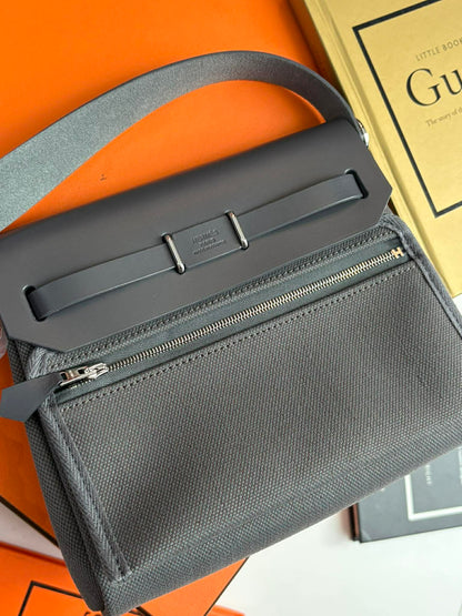 Hermes mini herbag gray Stamp K AA 010 ZA