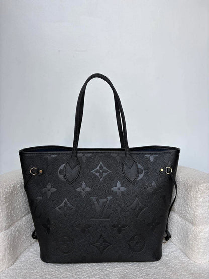 Louis Vuitton neverfull black impriente mm micro Rank A