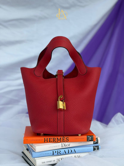 Hermes Picotan 18&nbsp;red Brandnew