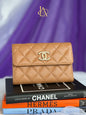 Chanel Passport holder dark beige GHW caviar GHW brand new