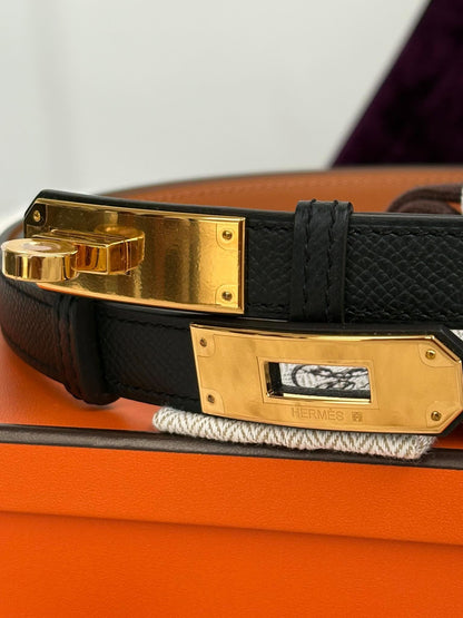 Kelly belt black ghw stamp G FM 060 PM Brandnew&nbsp;