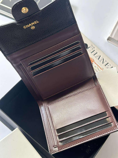 Chanel Trifold wallet black caviar ghw Brandnew&nbsp; XL6KT92E