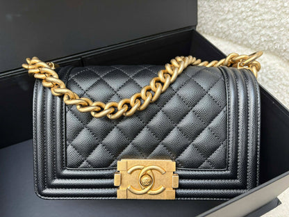 Chanel Leboy Black Small ghw series 29881545