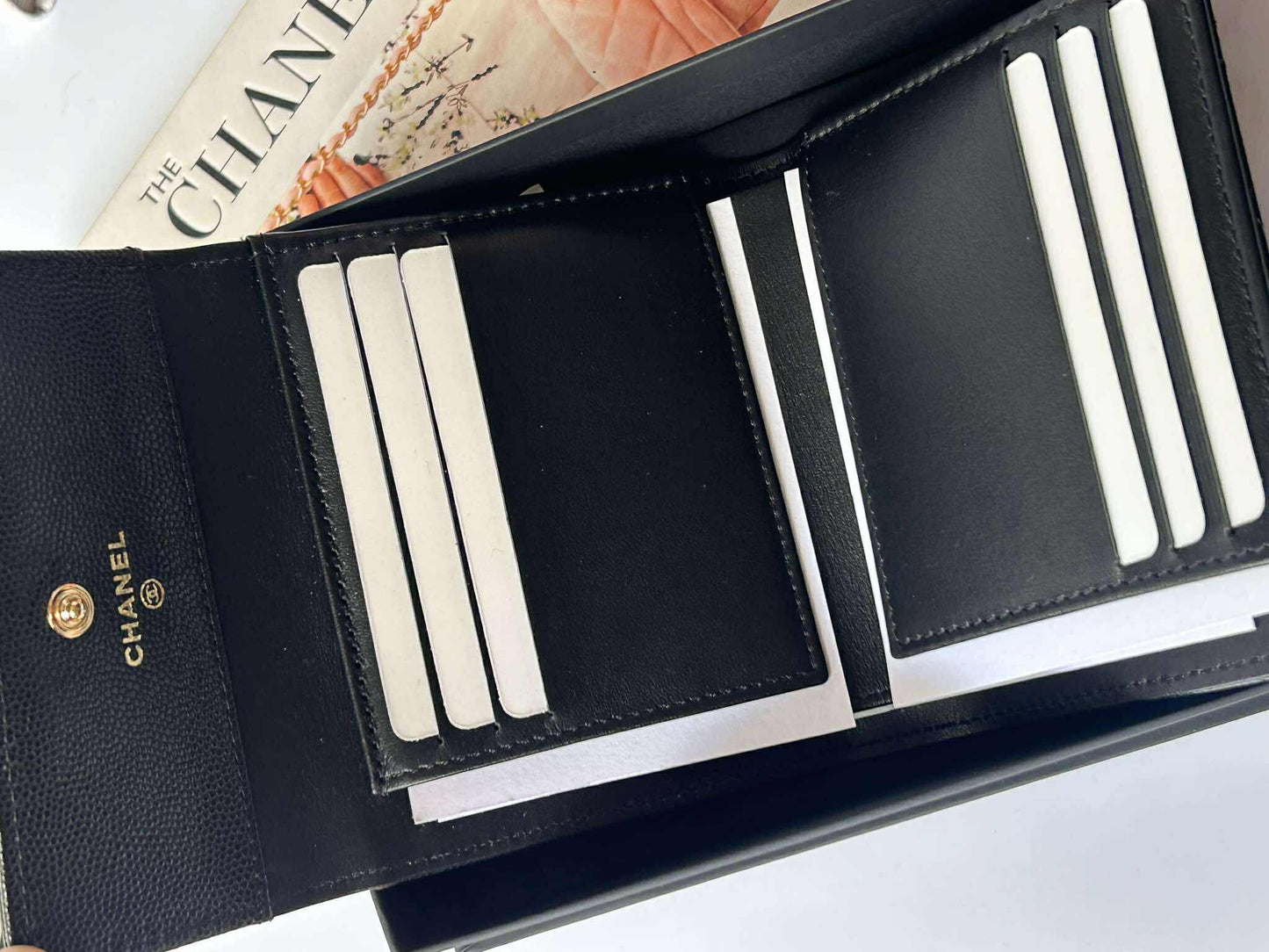 Chanel leboy bifold wallet ghw Brandnew