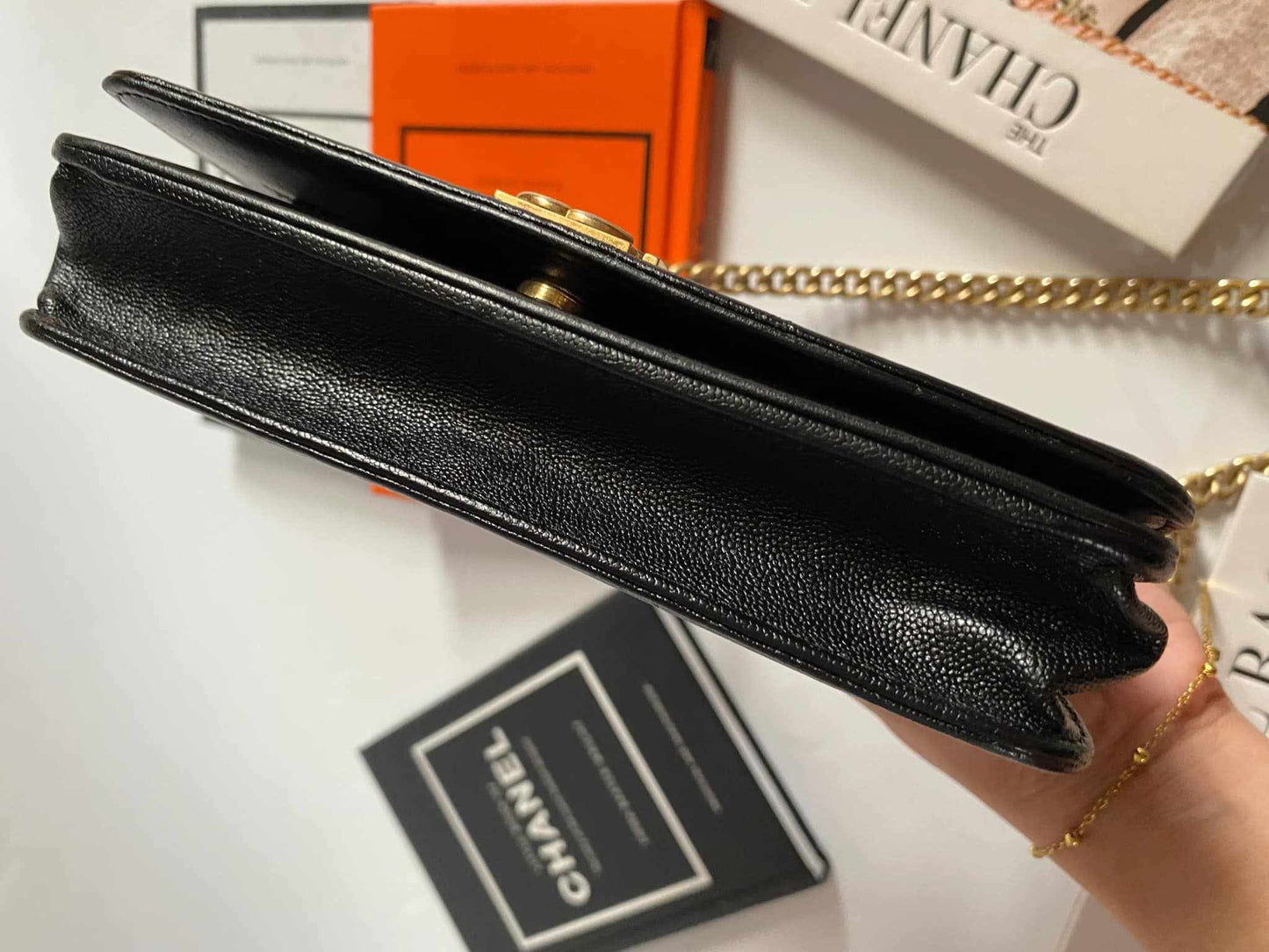 Chanel Leboy Woc black caviar