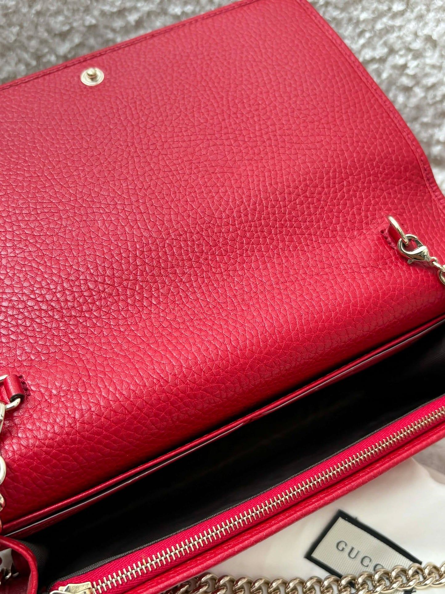 Gucci Soho WOC red 598211.493075 Brandnew