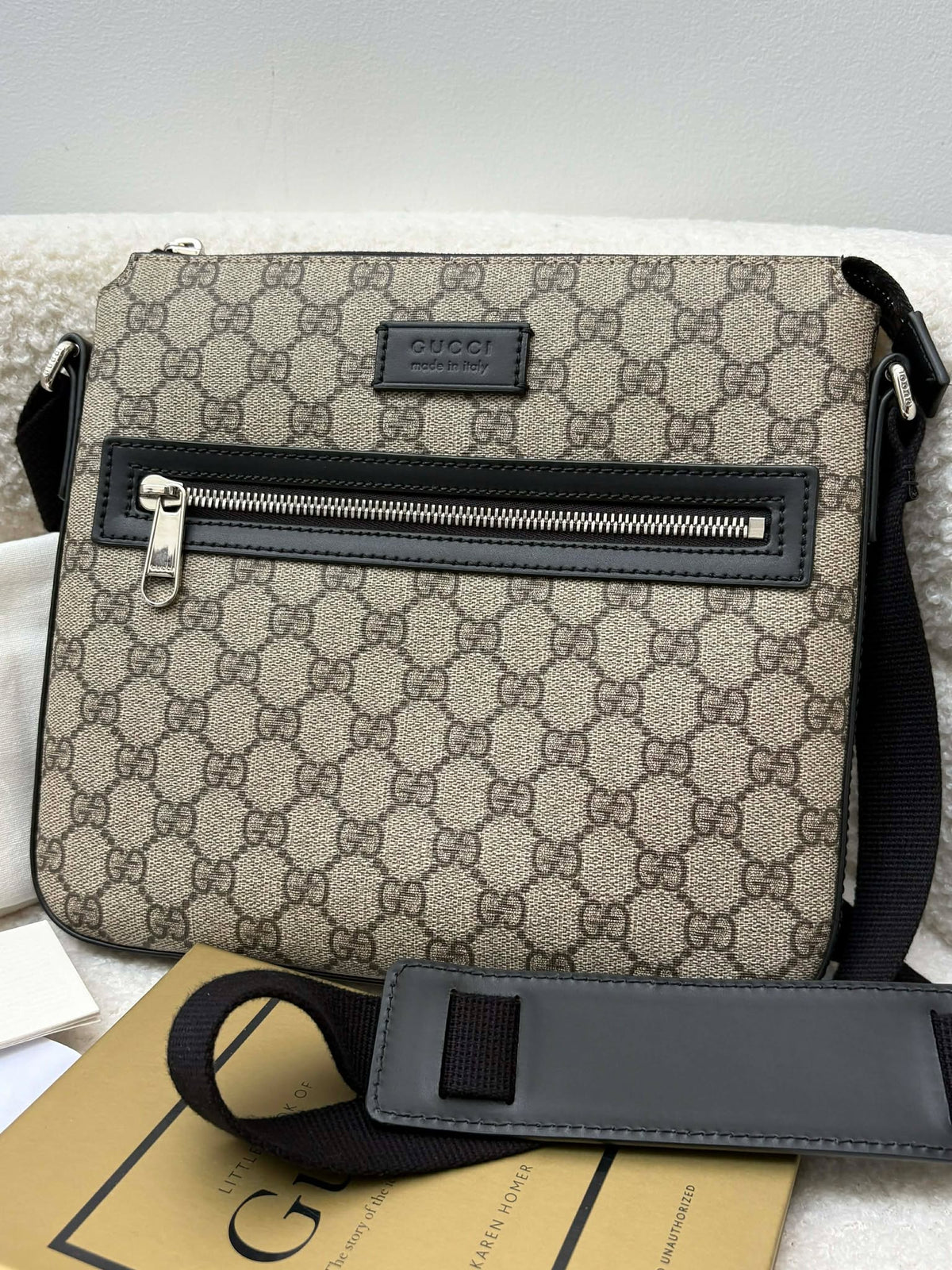 Gucci Messenger Bag Canvas Small Black&nbsp;