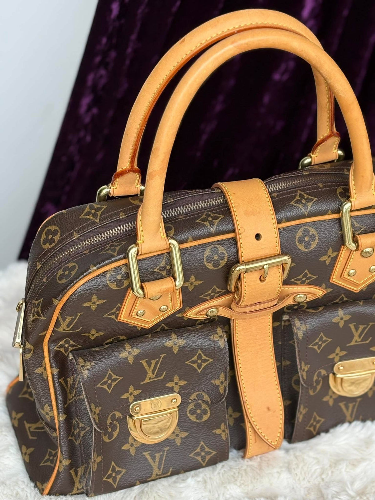 Louis Vuitton Manhattan Gm Mono  FL4037 rank A