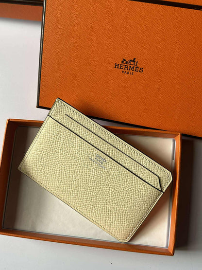 Hermes Card&nbsp;holder nata stamp U TY 006 AW