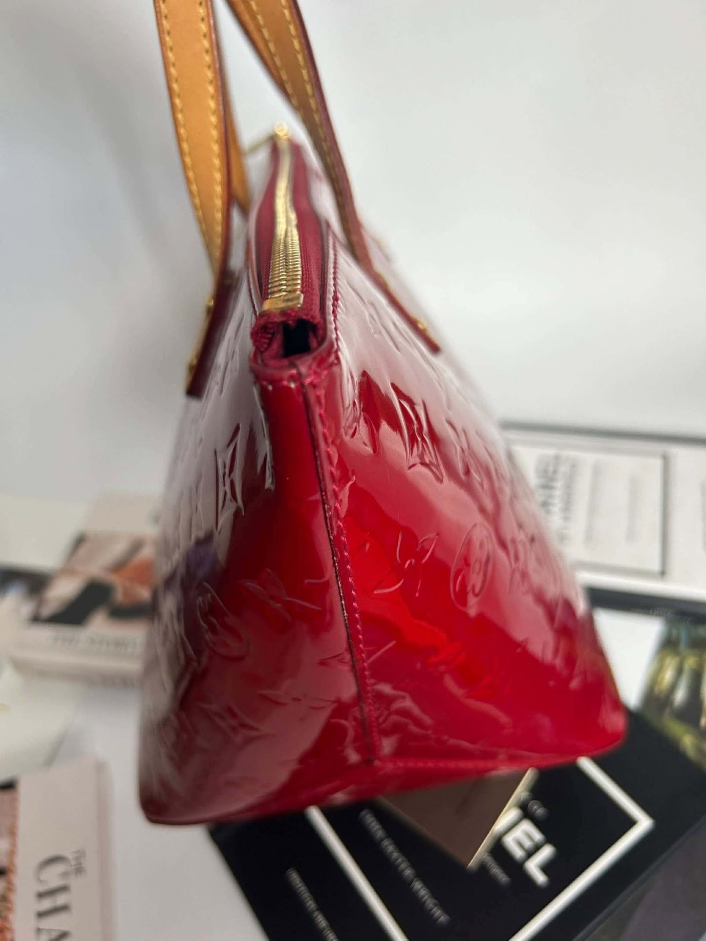 Louis Vuitton bellevue pm vernis red FL1100 rank A