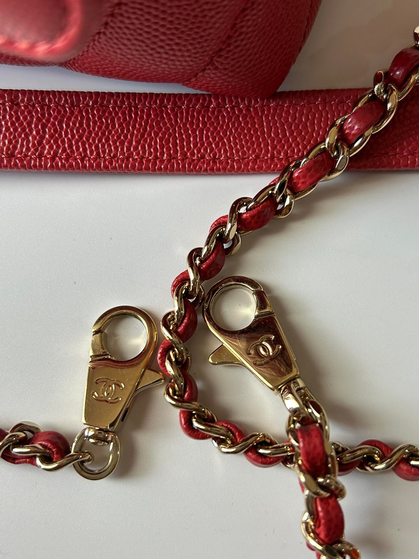 Coco small chevron red ghw