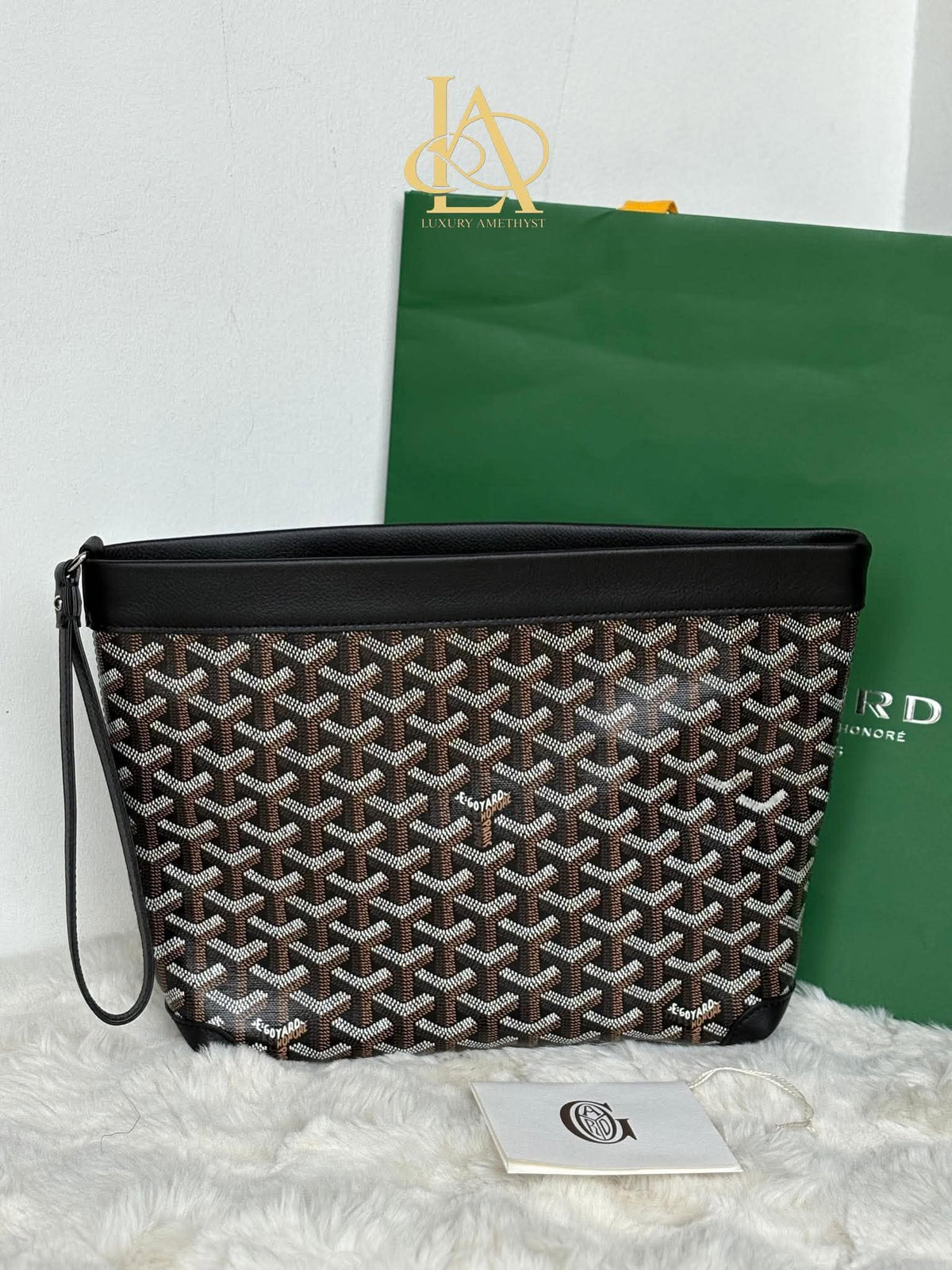 Goyard Clutch Black Conti pm SOY120250