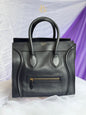 Celine luggage micro deep blue ghw Rank A