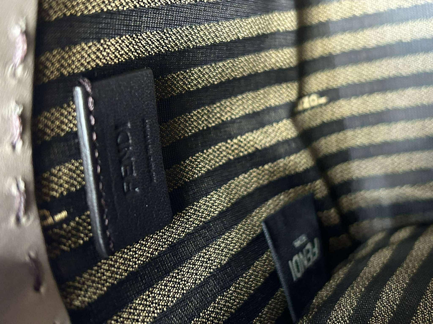 Fendi mini sunshine taupe rank A 8BS051 ABVL