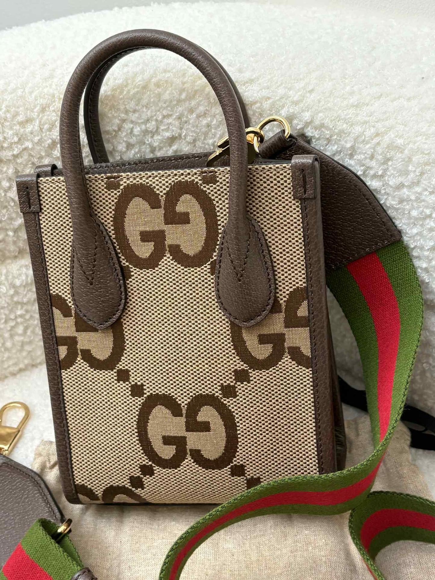 GUCCI Jumbo GG Mini Tote Brandnew
