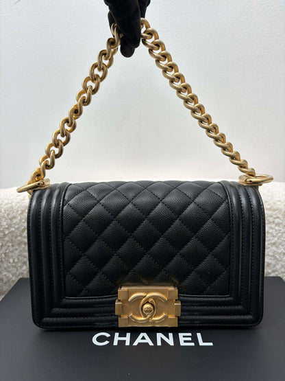 Chanel Leboy Black Small ghw series 29881545