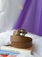 Gucci belt brown silver faded buckle size 90/36