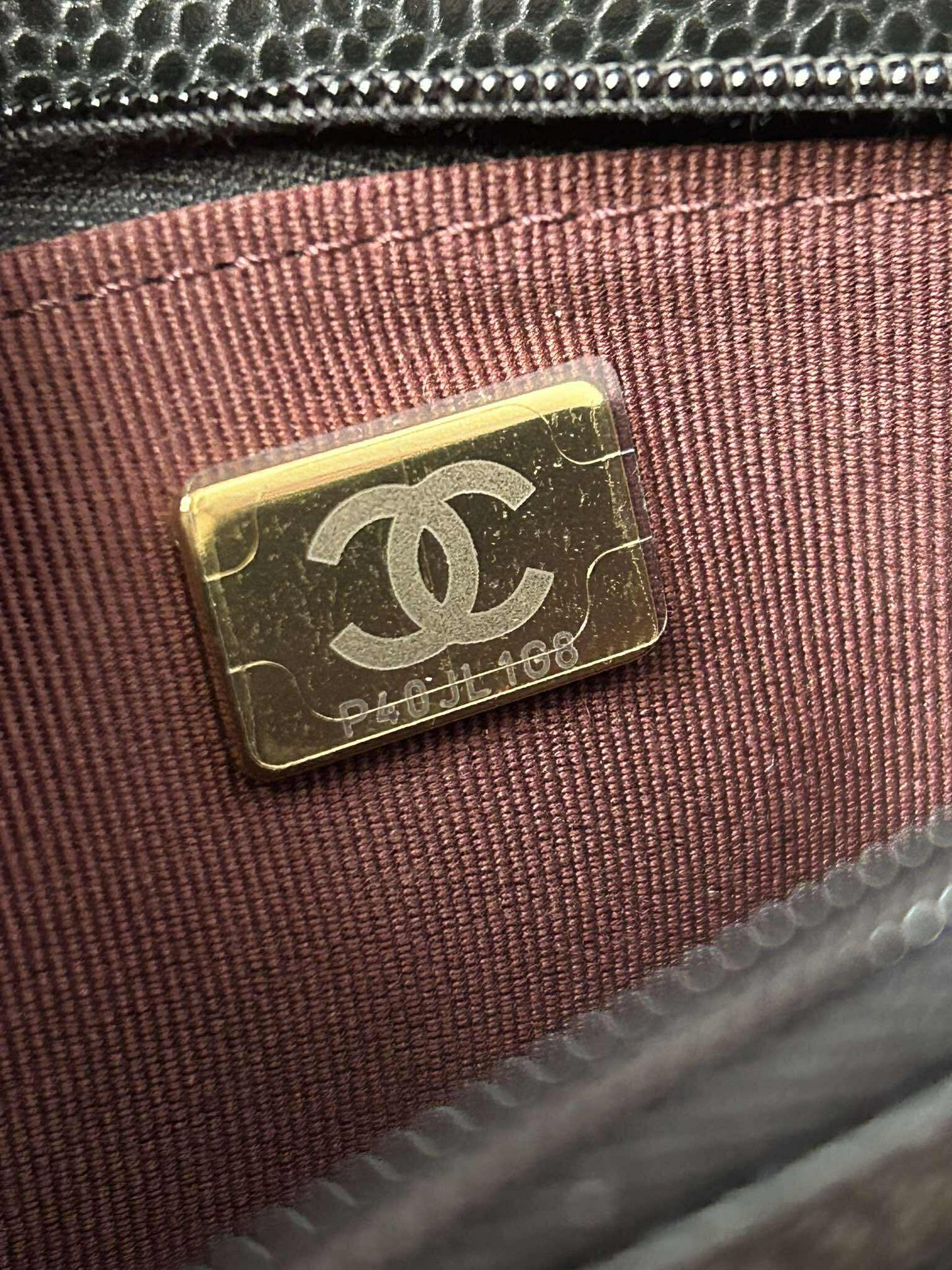 Chanel New Lock Woc Black Caviar