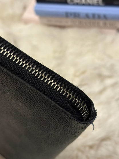 Louis Vuitton Damier Graphite Zippy Wallet LA2196 rank AB