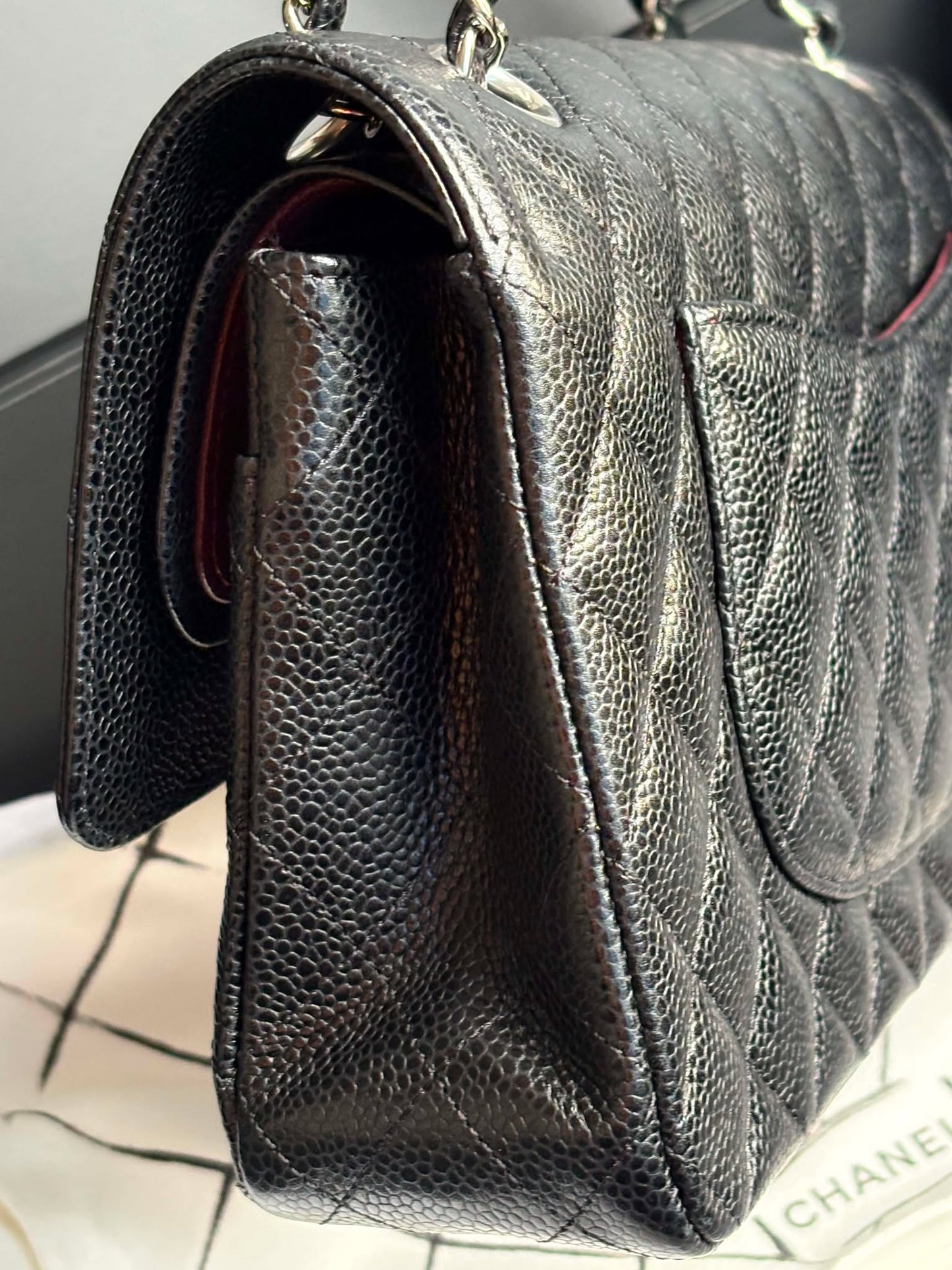 Chanel Medium Flap SHW&nbsp;31025071 Rank A