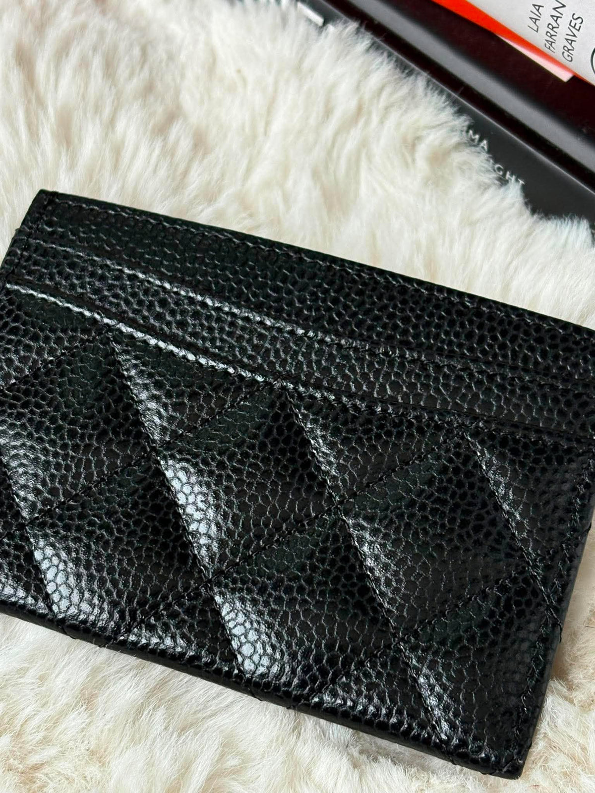 Chanel Classic Card Holder ghw caviar KA21L7N5&nbsp;