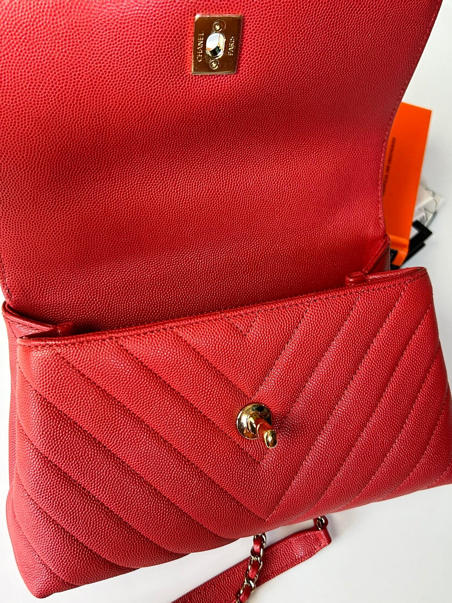 Coco small chevron red ghw