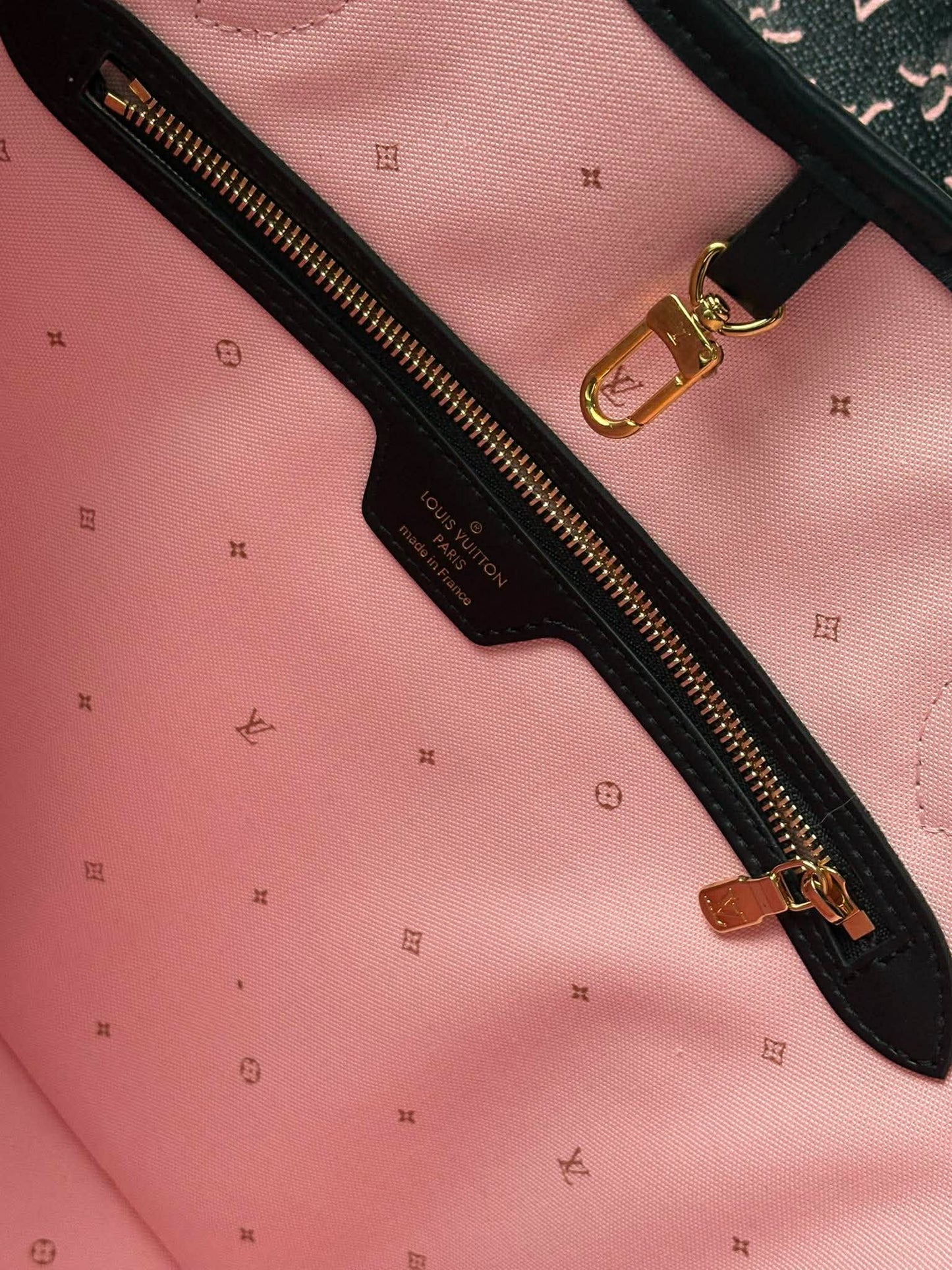 Louis Vuitton neverful black limited edition micro