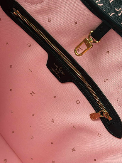 Louis Vuitton neverful black limited edition micro