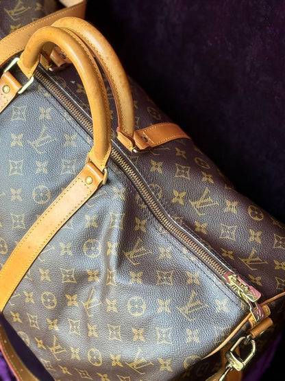Louis Vuitton Keepall 55 Bandou Mono TH1927 rank A