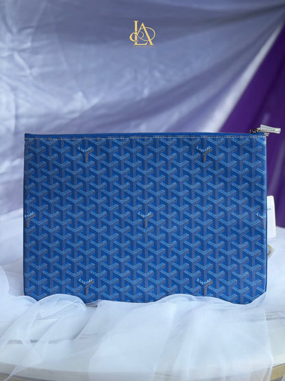 Goyard large pouch&nbsp;blue LME 020222 Brandnew