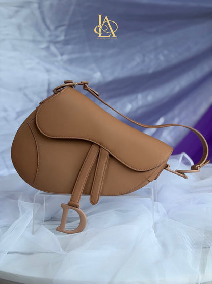 Dior saddle matte tan 09-MA-1119 unused condition