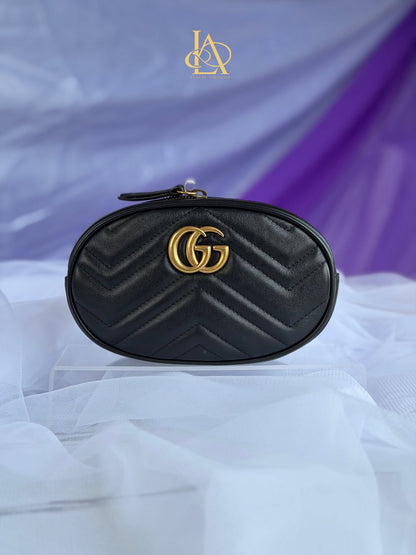 Gucci Belt bag marmont black size 85.34 Brandnew
