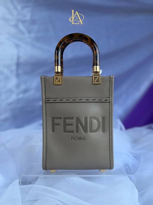 Fendi mini sunshine taupe rank A 8BS051 ABVL